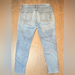 Rag & Bone Blue Ankle Cropped Jeans
